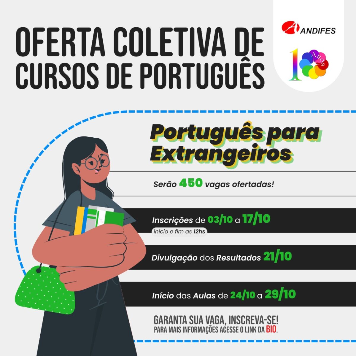 Curso de Português para Estrangeiros teve início nesse sábado, dia